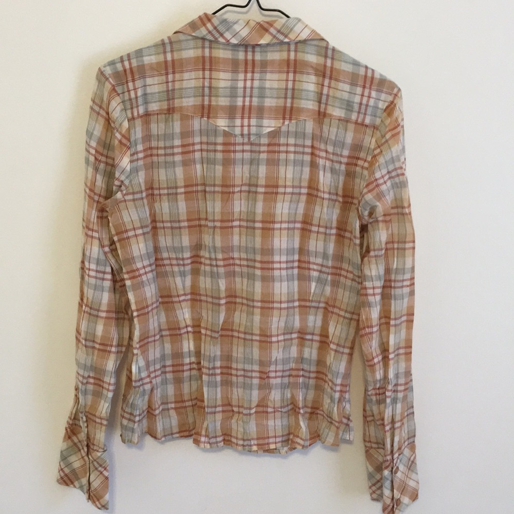 Lightweight Plaid American Rag Button Down - Picture 4 of 5